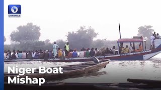 Niger Boat Mishap Rescuers Recover At Least 8 Bodies Rescue Over 20 Persons [upl. by Showker752]