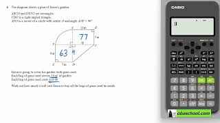 Edexcel GCSE Maths past papers November 2022 Calculator Paper 2 Higher Q4 [upl. by Hungarian]