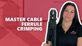 A StepbyStep Guide to Crimping Cable Ferrules with Hand Tools [upl. by La106]