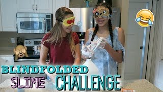 BLINDFOLDED SLIME CHALLENGE [upl. by Feer]