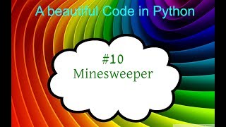 Python Tutorial deutsch 10 Minesweeper [upl. by Laicram157]