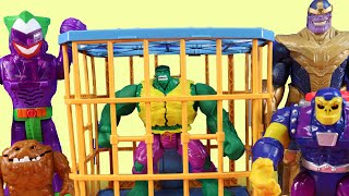 Hulk Smash Vs The Joker  Superhero Adventure With Batman [upl. by Palla]