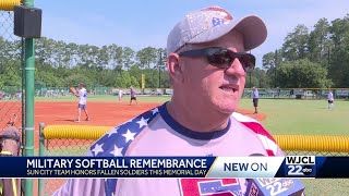 Sun City softball team host memorial day weekend game [upl. by Luehrmann]