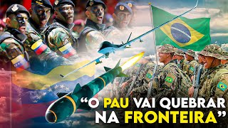 Brasil envia DRONE com MÍSSEIS para a fronteira Felipe Dideus [upl. by Nosneh]