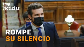 GUERRA PP CASADO pone en duda la quotEJEMPLARIDADquot de AYUSO  RTVE Noticias [upl. by Kennet]