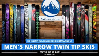 2024 Narrow Twin Tip 8496 mm Ski Comparison with SkiEssentialscom [upl. by Eessej]