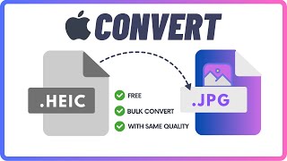 How to Convert HEIC to JPG PNG on MacBook  HEIC to JPG Mac converter bulk [upl. by Alesiram705]