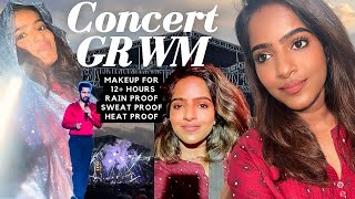 Rain proofSweat proof extreme outdoor heat proof makeup🤯Music Concert GRWMNew Hair Experiment🤫 [upl. by Lud]