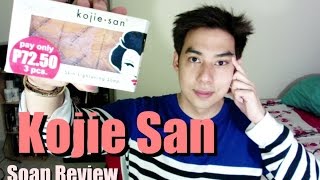 Kojie San Skin Lightening Soap Review Kojic Acid whitening soap [upl. by Chapman]