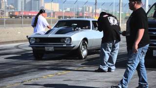 67 CAMARO 496 BIG BLOCK vs LSX NITROUS MUSTANG [upl. by Dryden]