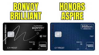 Marriott Bonvoy Brilliant VS Hilton Honors Aspire Credit Card Review  Which Is Better 2024 [upl. by Lisandra718]