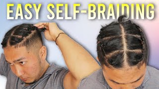 Mens Braids Hairstyle 4 Box Braids Hairstyles For Men Quick Easy amp Trendy [upl. by Enilarak297]