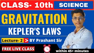 Lecture 2  Chapter 1 Gravitation class 10 Free Live class  Maharashtra State Board [upl. by Amo]