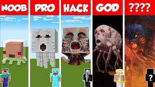 Minecraft REAL LIFE GHAST HOUSE BUILD CHALLENGE  NOOB vs PRO vs HACKER vs GOD  Animation [upl. by Llehcam]