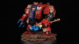 How to paint Furioso Librarian Dreadnought Warhammer 40000 Blood Angels Buypainted [upl. by Elbart882]