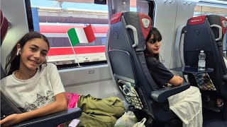 Journey from Rome to Florence Italy by Train  Family Vlog Adventure [upl. by Oxford61]