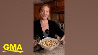 Viral Dollar Store dinner creator offers sweet Thanksgiving message of gratitude [upl. by Ttoille74]