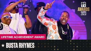 Congrats To Our 2023 Lifetime Achievement Award Recipient Busta Rhymes  BET Awards 23 [upl. by Cupo]