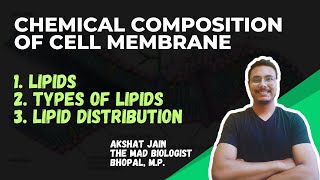 CHEMICAL COMPOISTION OF CELL MEMBRANE  LIPIDS CHEMICAL COMPOISTION OF CELL MEMBRANE LIPIDS [upl. by Ronym]