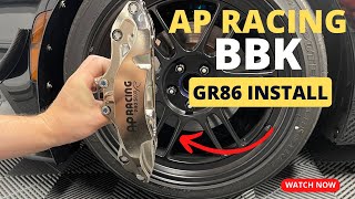 AP Racing Big Brake Kit install on the GR86 [upl. by Harad357]