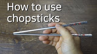 How to use chopsticks Chopsticks Using Korean chopsticks [upl. by Aihpledalihp]