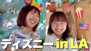 【LA旅行】念願のカリフォルニアディズニーが楽しすぎて大はしゃぎ❗️ [upl. by Nuahs]