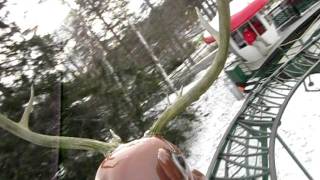 Rudys Rapid Transit Coaster Santas Village  Dec 2011 [upl. by Mich301]