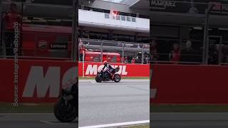 Fabio Quartararo Training Start in Catalunya  motogp fabioquartararo [upl. by Ahsinotna]