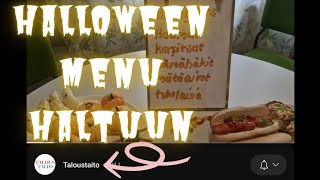 Nappaa alle 30 € halloween menu käyttöön [upl. by Aniretake336]