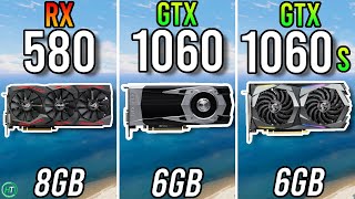 RX 580 8GB vs GTX 1060 6GB vs GTX 1660 Super  Tested in 2023 [upl. by Esyla]