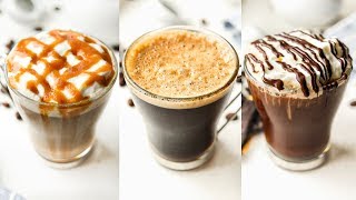 4 KETO COFFEE RECIPES  How To Make Bulletproof Coffee amp MORE [upl. by Anailli]