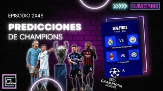 2X45 PREDICCIONES DE CHAMPIONS🔴 realmadrid manchestercity acmilan intermilan [upl. by Coe]