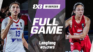 Mongolia 🇲🇳 vs China U23 🇨🇳  Full Pool Game  FIBA 3x3 Womens Series Langfang Stop 2024 [upl. by Horgan]