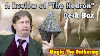 MTG  A Review of the Hedron Deck Box for Magic The Gathering [upl. by Imoian]