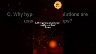 Hypertonic saline solution for nasal drop shorts youtubeshorts shortfeed shortvideo [upl. by Randal]