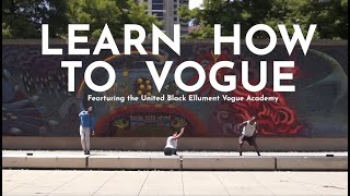 Voguing Tutorial with United Black Ellument Vogue Academy [upl. by Castor206]