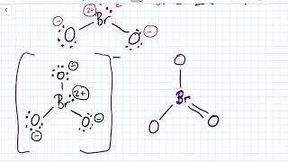 Lewis Structures of Bromate [upl. by Hpesojnhoj187]