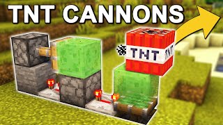 Easy TNT Cannon Designs in Minecraft 121 Tutorial [upl. by Cahra343]