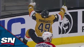 Barbashev Finishes Beautiful Passing Play To Score First Goal With Golden Knights [upl. by Doherty]