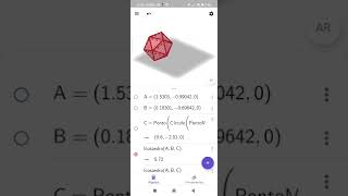 Icosaedro no GeoGebra [upl. by Ahsimek]