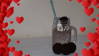 How to make oreo milkshakeeasy method to prepare at homeOreo milkshake [upl. by Nilek941]