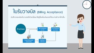 ขั้นตอนการทำ ใบรับวางบิล Bill Acceptance [upl. by Paz]