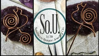 LLVE How to Wire Wrap Snail Plant MarkerBookmark [upl. by Dore]