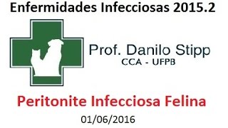 Infecciosas 20152 Aula 15  Peritonite Infecciosa Felina PIF [upl. by Ennahgem686]