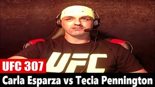 UFC 307 Carla Esparza vs Tecia Pennington REACTION [upl. by Cote]