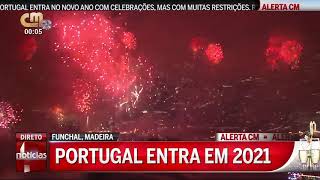 PASSAGEM DE ANO PORTUGALMADEIRA  CMTV [upl. by Mutua829]