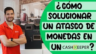 ¿Cómo solucionar un atasco de monedas en Cashkeeper CK950 [upl. by Onailimixam]