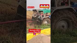 Harvester tochan tractor 😱😱video shots subscribe viralreels farming kisan tractor compaine [upl. by Carlton]