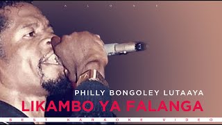 Philly Bongole Lutaaya  Likambo Ya Falanga Best Karaoke Video HD [upl. by Saimon]