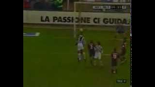 Juventus  Milan 30 25022001 3a Ritorno Serie A [upl. by Tenaej341]